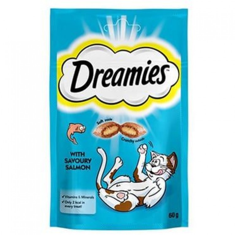 Dreamies İçi Dolgulu Somonlu Kıtır Kedi Ödül Maması