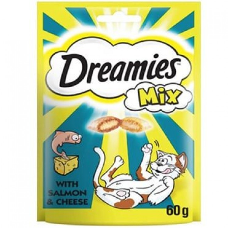 Dreamies Somon ve Peynirli Mix Kedi Ödül Maması 60 gr