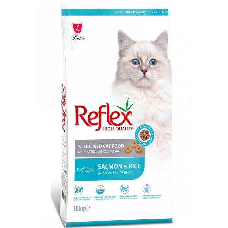 Reflex Sterilsed Somonlu Kısırlaştırılmış Yetişkin Kedi Maması 10kg