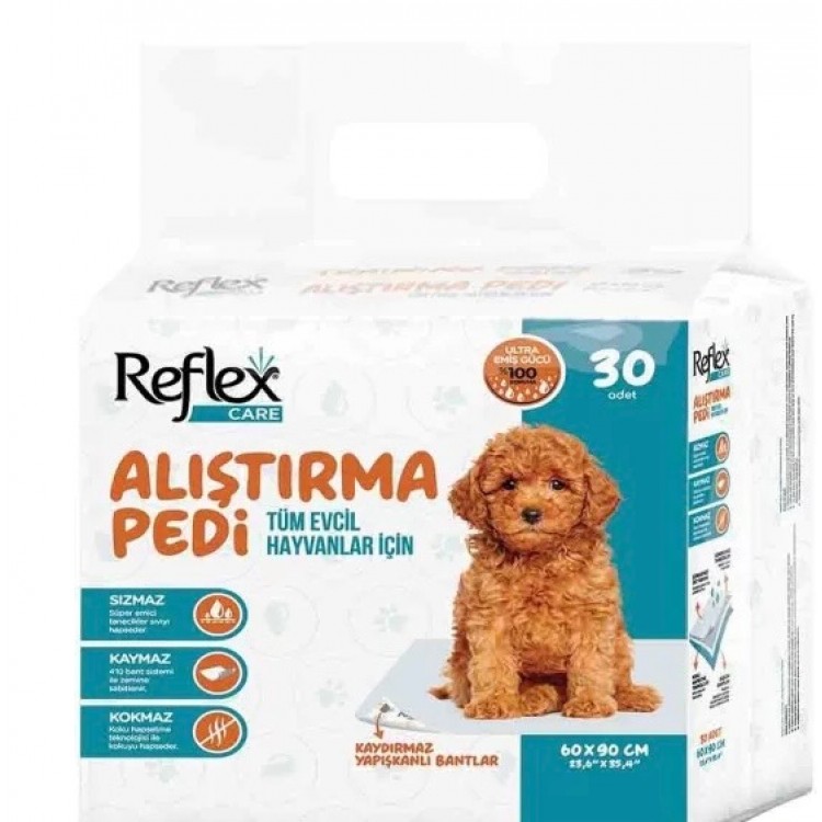 Reflex Care Kaydırmaz Köpek Alıştırma Pedi 60x90cm (30'lu)