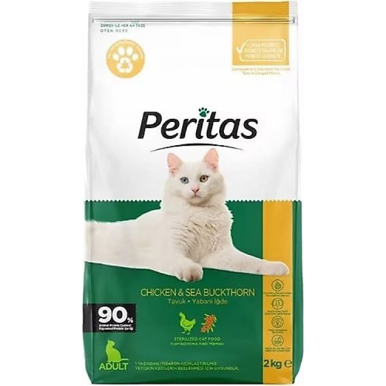 Peritas Tavuklu 2 kg Kısırlaştırılmış Yetişkin Kedi Maması