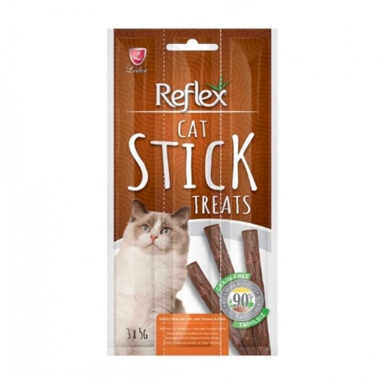 Reflex Ördekli ve Tavuklu Stick Kedi Ödül Maması