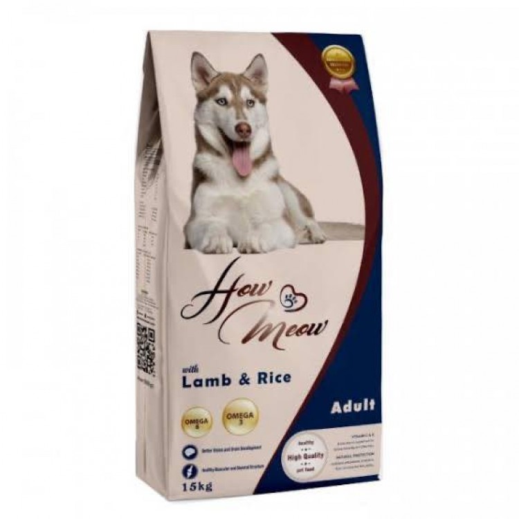 How Meow How Meow Premium Kuzul&pirinçli Yetişkin Köpek Maması 15 kg